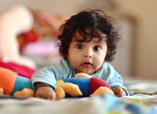 Compañeros de juegos en el crecimiento de los niños peluches para bebes